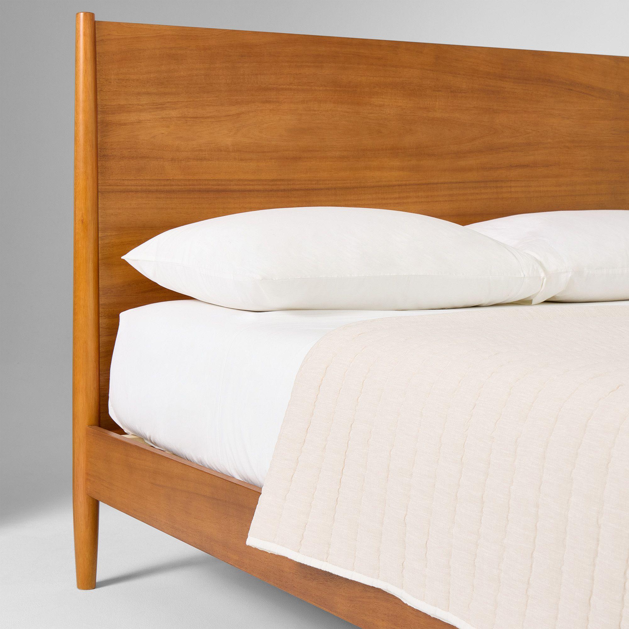 Mid century bed west elm sales